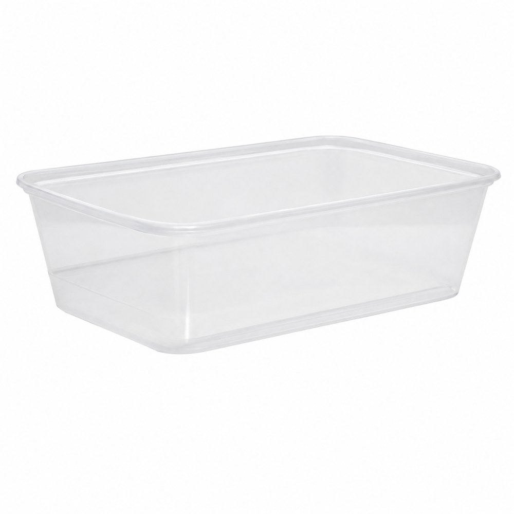 Rectangle Plastic Container 650ml