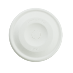 Bio C/Cup Lid Flat Fibre 90mm