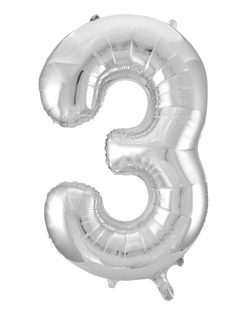 Balloon Silver Foil 34" #3