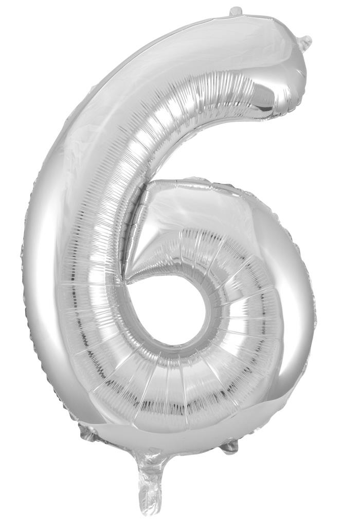 Balloon Silver Foil 34" #6