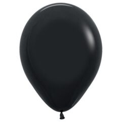 Balloon Black 30cm 25pk