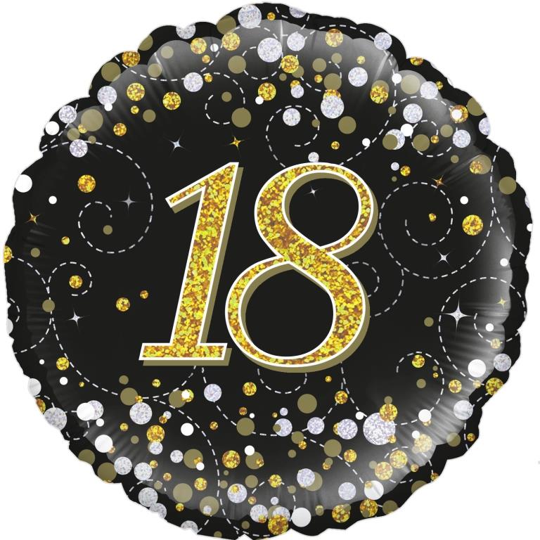 Foil Black & Gold Sparkfizz 18