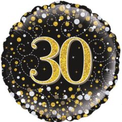 Foil Black & Gold Sparkfizz 30