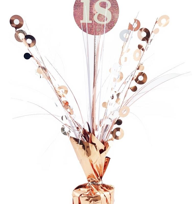 Centrepiece Rose Gold White 18