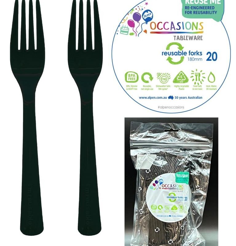Fork Black 20pk