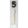 Candle Black Long Stick #5