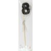 Candle Black Long Stick #8