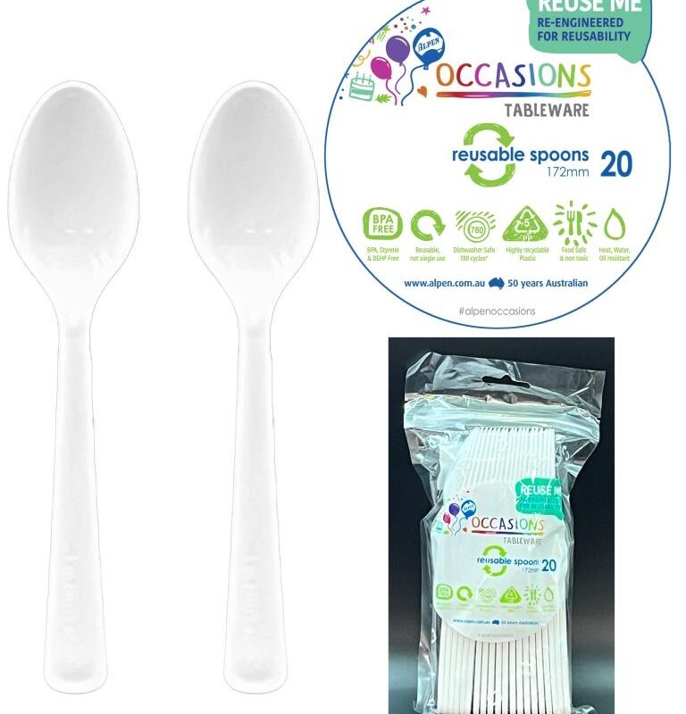 Spoon White 20pk
