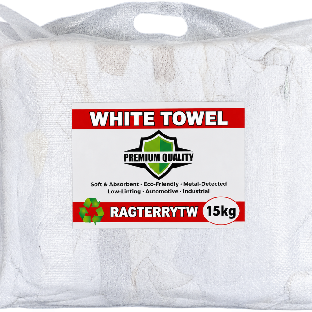 Rags 15kg White TOWEL