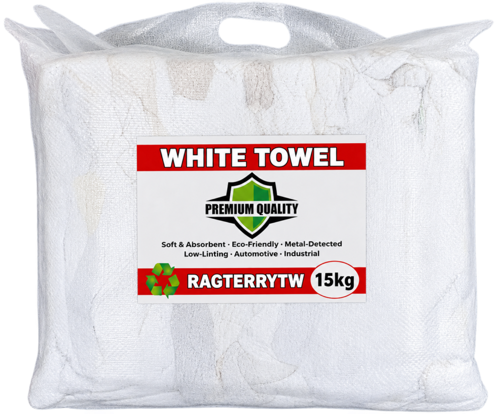 Rags 15kg White TOWEL