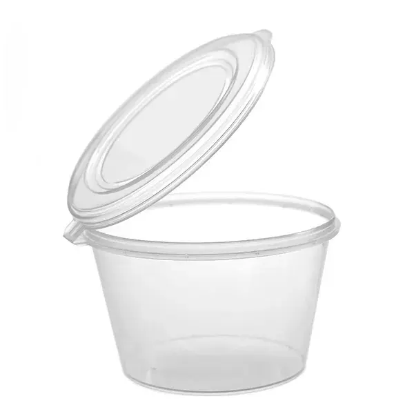 Round Sauce Cont W/Lid 100ml