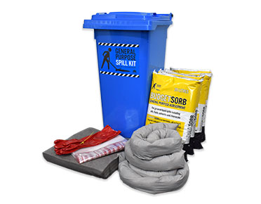 Spill Kit - General Purpose 120L Wheelie Bin