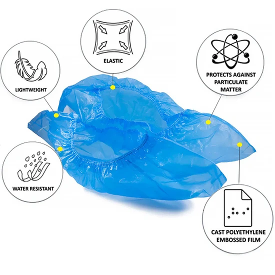 Alternative view of Shoe Covers - Blue
